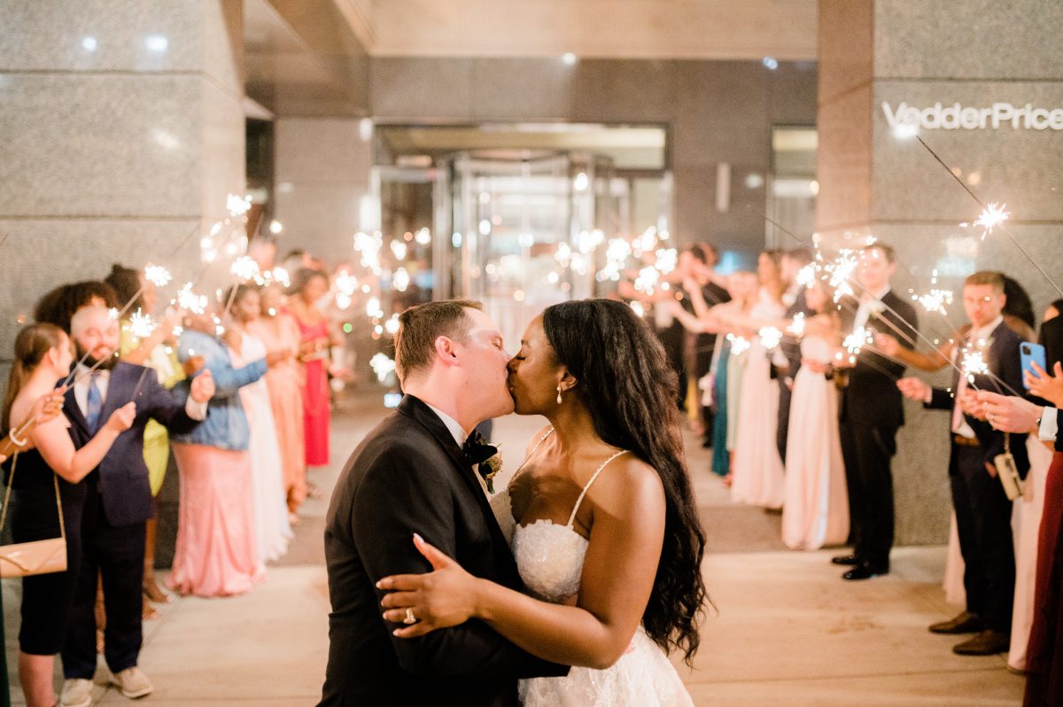 Ogechi & John downtown Chicago luxury wedding at Builders BLDG – Alex ...